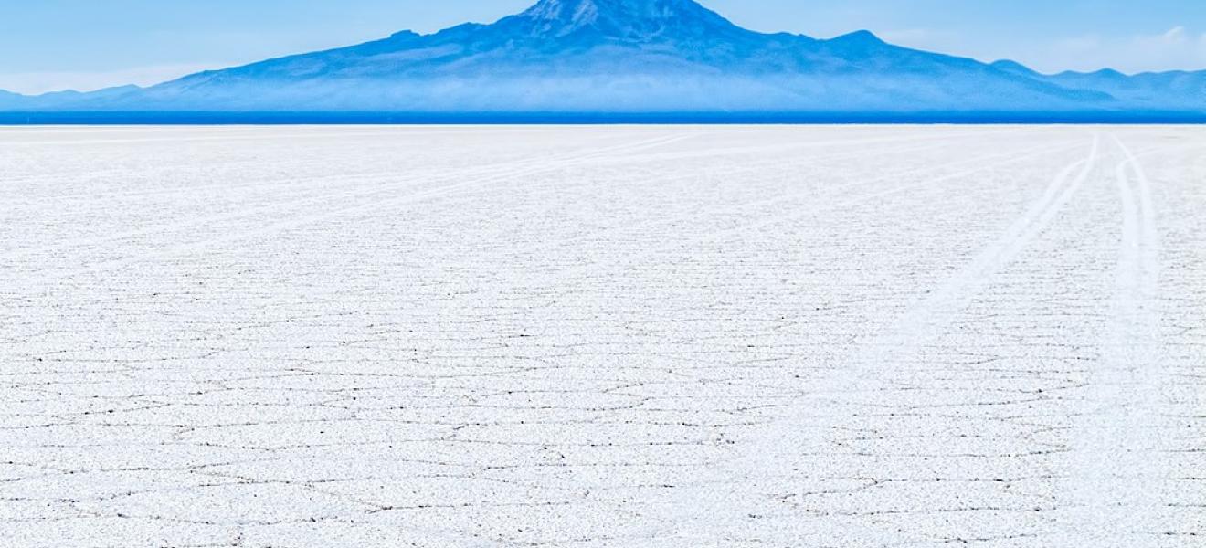 The Uyuni Salt Flat, home to an estimated 17% of the world's lithium