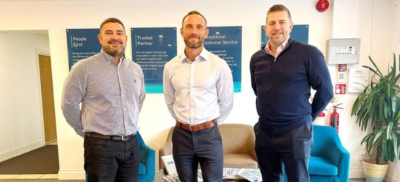 Mintivo Managing Director Alex Jukes, centre, has welcomed Graham Ford, left, as Head of Customer Experience and Steve Casey as Finance and Operations Director  Mintivo Managing Director Alex Jukes, centre, has welcomed Graham Ford, left
