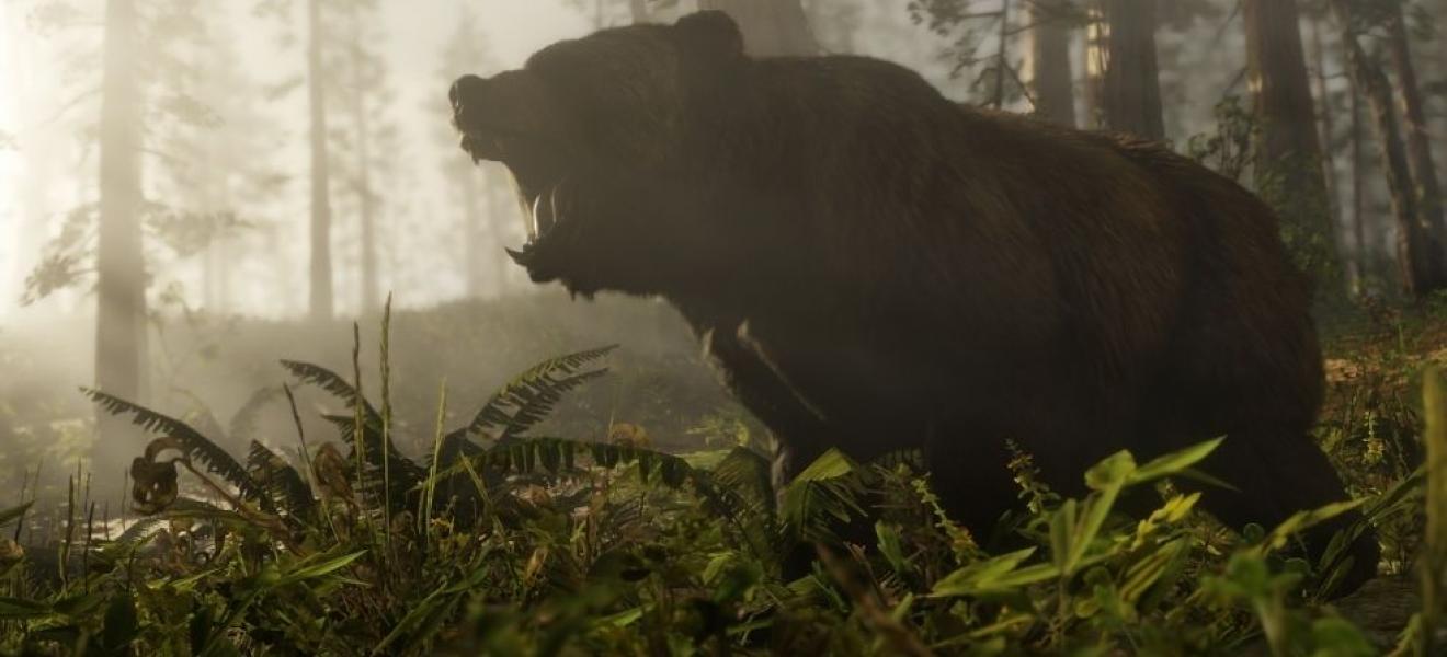Red Dead Redemption 2 A bear in Red Dead Redemption 2
