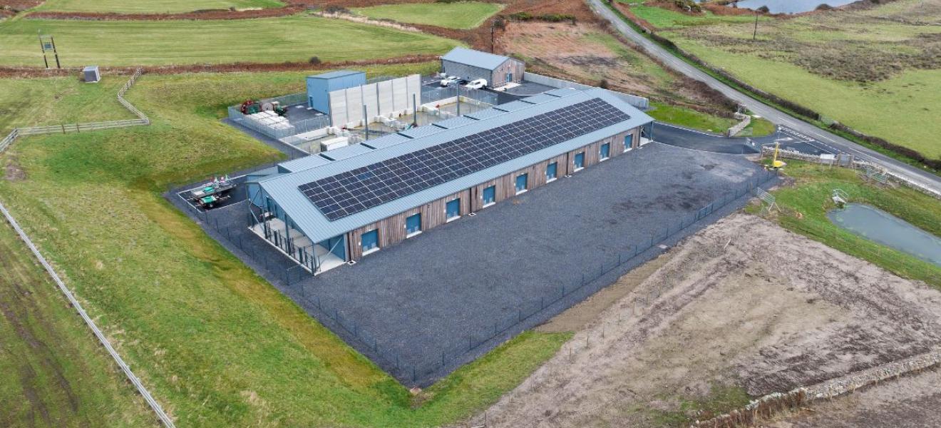 The landfall substation at Morlais, Anglesey