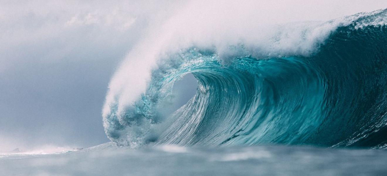 A wave A wave