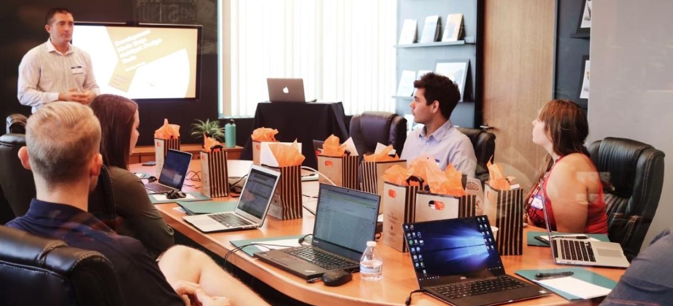 A tech company A tech company