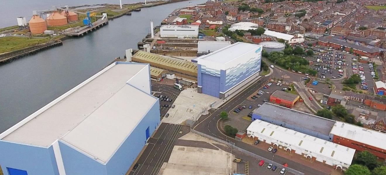 The National Renewable Energy Centre in Blyth, Northumberland. Credit: ORE Catapult