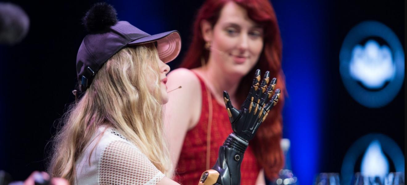 Tilly Lockey & Samantha Payne at the SingularityU The Netherlands Summit 2016