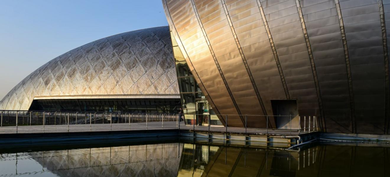 Glasgow Science Centre, where the COP26 summit will be held