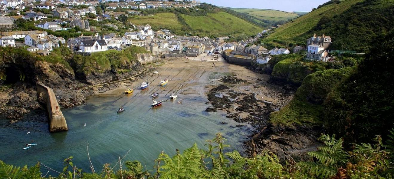 A typical South West coastal scene - Port Isaac, Cornwall A typical South West coastal scene - Port Isaac, Cornwall