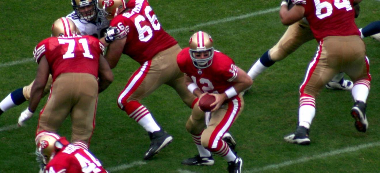 The San Francisco 49ers in attack