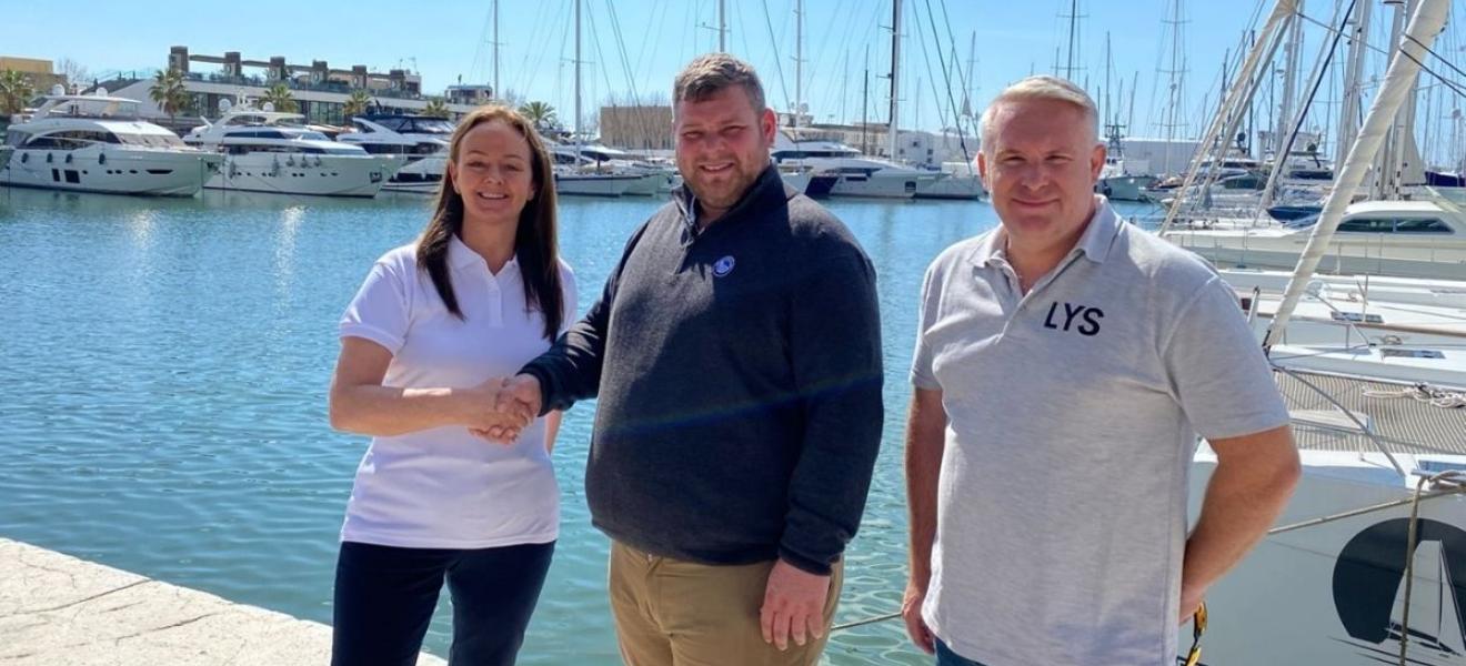 (Left to Right): Amanda Martin, Director, Lizard Yacht Service; Ryan Kitchener (Left to Right): Amanda Martin, Director, Lizard Yacht Service; Ryan Kitchener