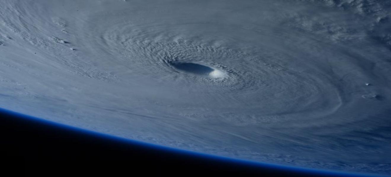 A hurricane seen from space A hurricane seen from space