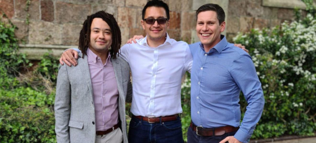 Pictured: Daniel Moyo - CDS, Propflo (left), Ying Tan - CEO, Habito (Centre), Luke Loveridge, CEO, P