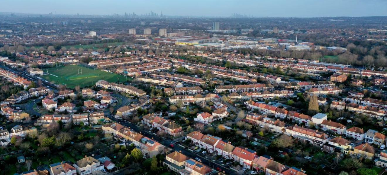 Houses from above