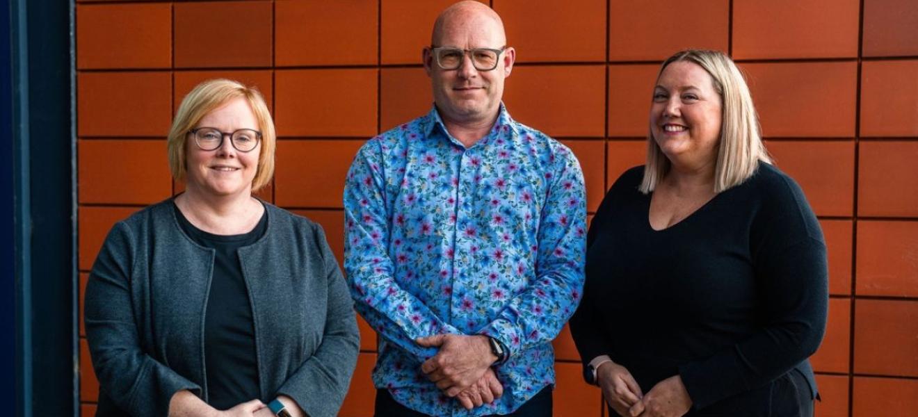 LTR: Kelly Kingstone, Digital Skills Project Director; Toby Parkins, Co-Founder Headforwards; Rhonwen Dawes, Digital Skills Training Coordinator LTR: Kelly Kingstone, Digital Skills Project Director; Toby Parkins, Co-Founder Headforwards; Rhonwe