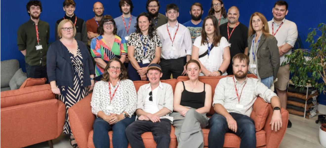 Image: Headforwards Digital Academy first cohort in the FibreHub Image: Headforwards Digital Academy first cohort in the FibreHub
