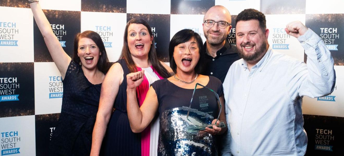 Winners at the Tech South West Awards 2023