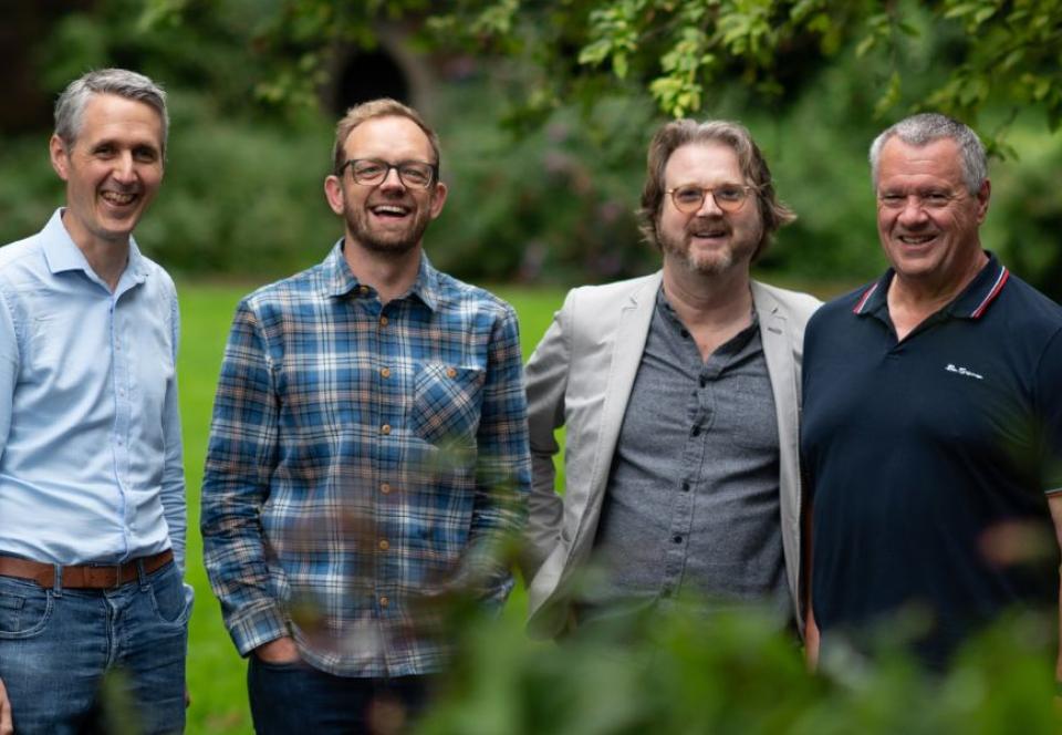 From left Chris Burnett (COO), Richard Flemmings (CEO), Paul Ryder (CFO), Steve Keohane (CCO).jpg