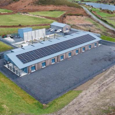The Morlais landfall substation. Photo Credit: Menter Môn.