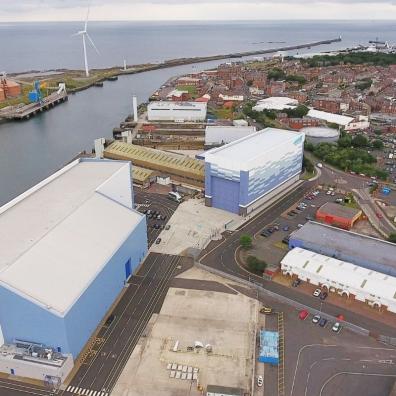The National Renewable Energy Centre in Blyth, Northumberland. Credit: ORE Catapult