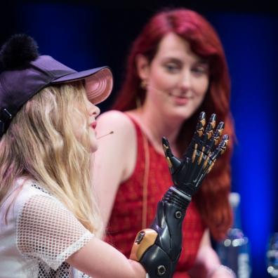 Tilly Lockey & Samantha Payne at the SingularityU The Netherlands Summit 2016