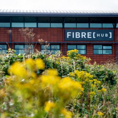 The new FibreHub building in Cornwall