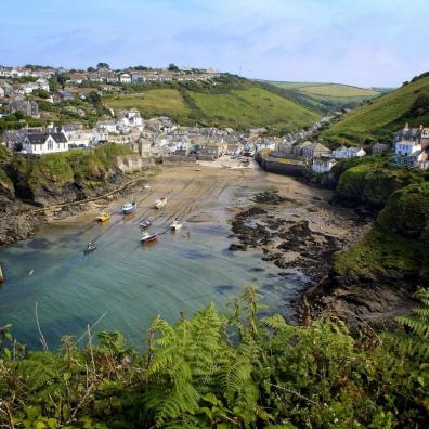 A typical South West coastal scene - Port Isaac, Cornwall