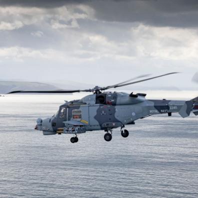 A AW159 Wildcat helicopter. Photo: Leonardo