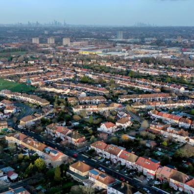 Houses from above