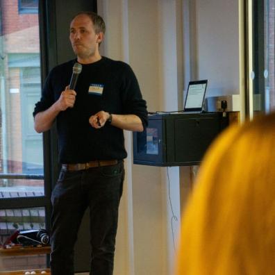 Signable CEO, Olly Culverhouse at SaaStock Bristol - April 2024