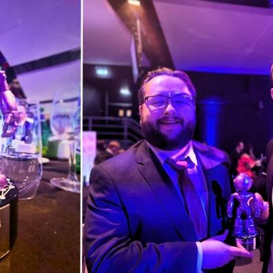 The Player XP team at the awards ceremony